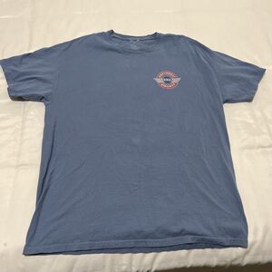 Vintage 90’s Northwest Airlines T-Shirt Graphic Mens XL Blue Retro Airplane